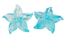 Акриловая бусина 33х12 мм