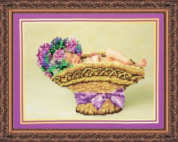 Набор для вышивки бисером на холсте «Малыш»