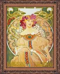 Набор для вышивки бисером на холсте «Любава»