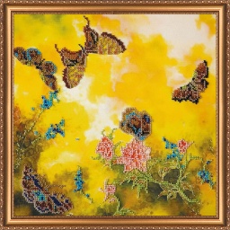 Набор для вышивки бисером на холсте «Воздушный танец»