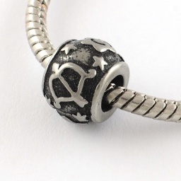 Pandora рондель знак зодиака "Стрелец", 11х8,5 мм, отв. 5. 23936