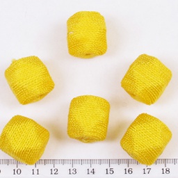 Бусина текстильная