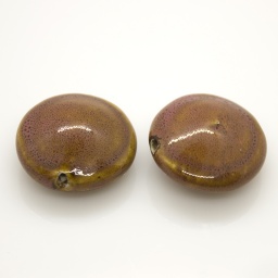 Бусины Фарфор 29х14 мм, оранжевый