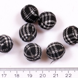 Бусина текстильная