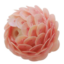 Бусина текстильная