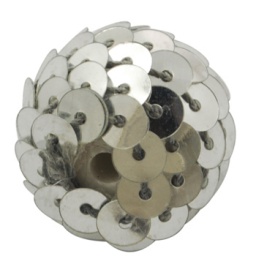 Бусина текстильная