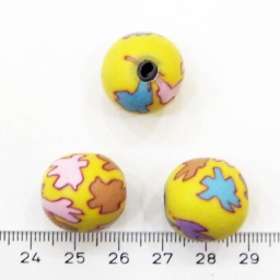 Бусина из полимерной глины 20 мм